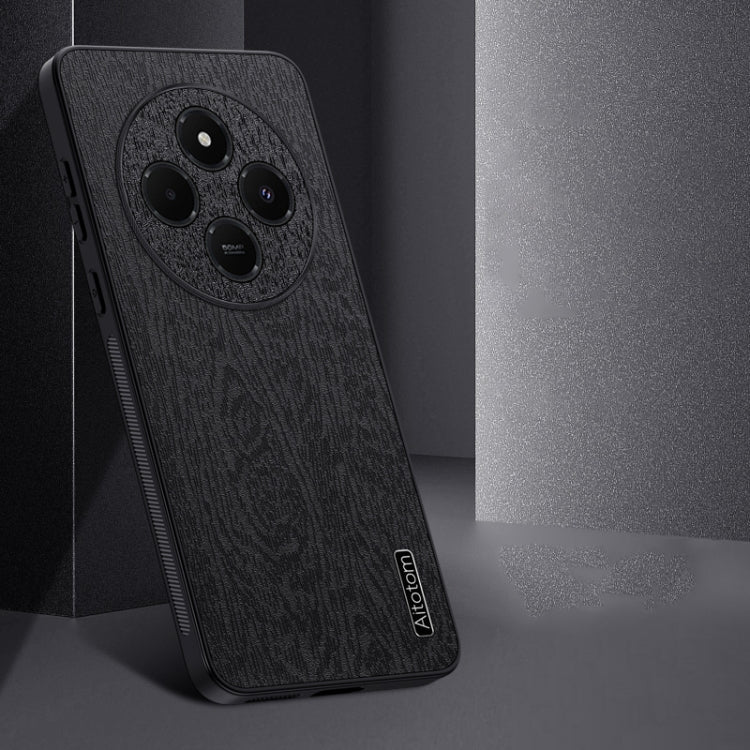 For Xiaomi Redmi 14C 4G Tree Bark Leather Shockproof Phone Case