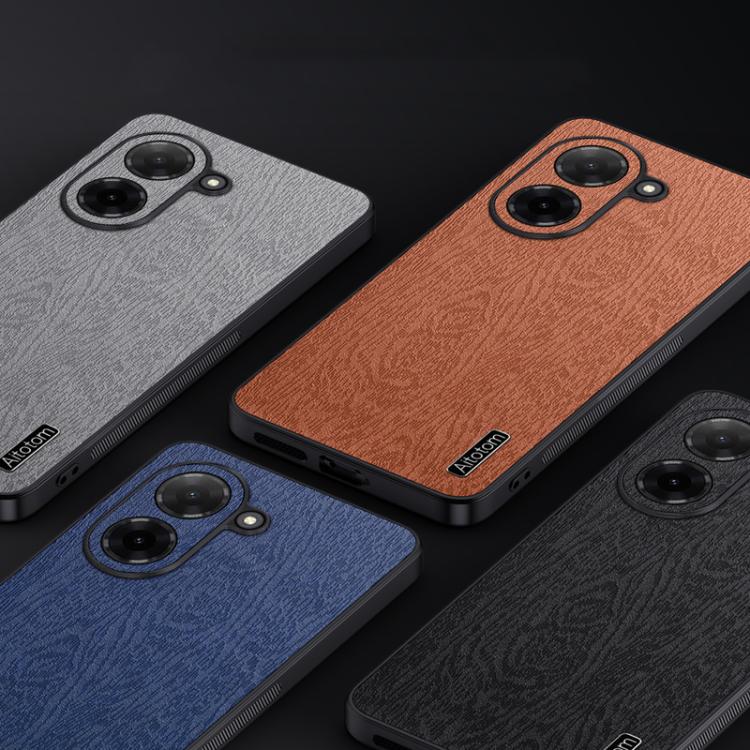 For Redmi A5 4G 173.3mm Tree Bark Leather Shockproof Phone Case