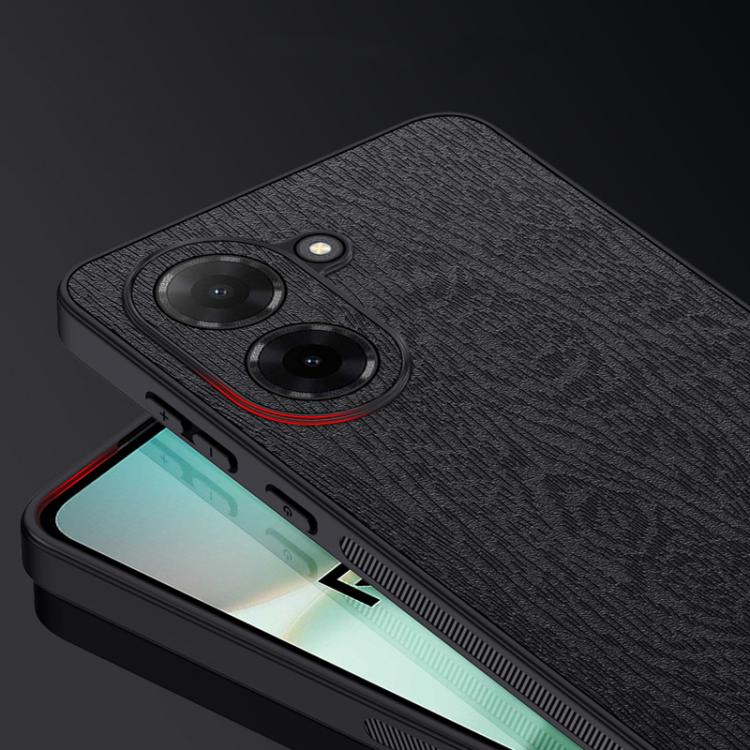 For Redmi A5 4G 173.3mm Tree Bark Leather Shockproof Phone Case