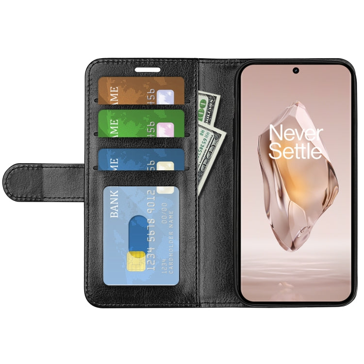 For OnePlus 12R R64 Texture Horizontal Flip Leather Phone Case