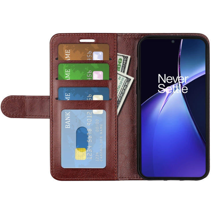 For OnePlus Nord CE 4 Lite 5G R64 Texture Horizontal Flip Leather Phone Case