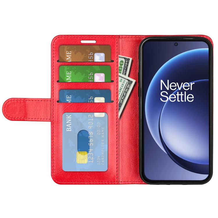 For OnePlus 15 R64 Texture Horizontal Flip Leather Phone Case