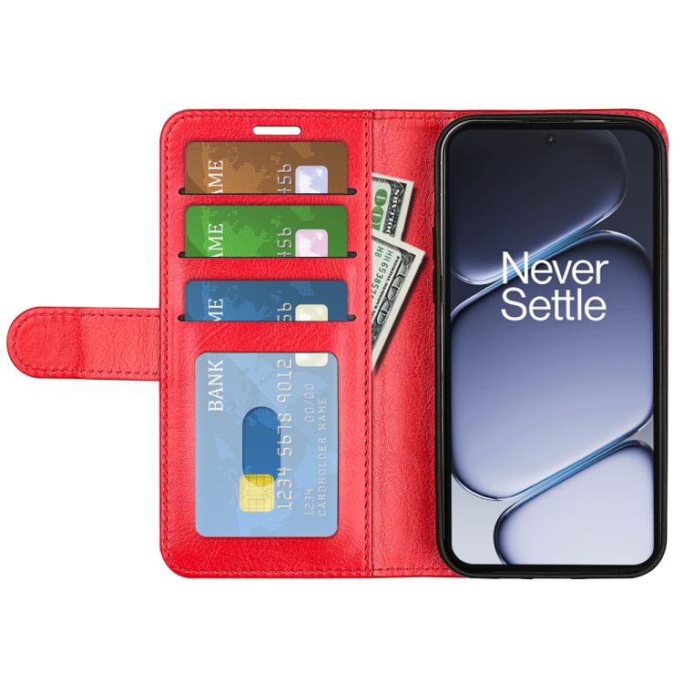 For OnePlus 15R / Ace 6 5G / 6T 5G R64 Texture Horizontal Flip Leather Phone Case