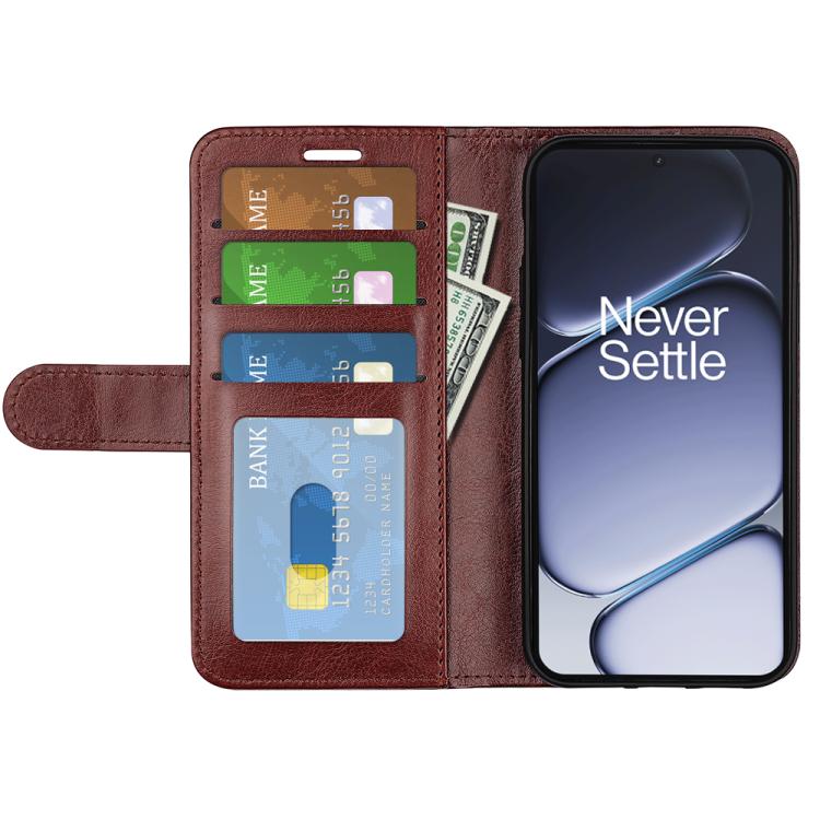 For OnePlus 15R / Ace 6 5G / 6T 5G R64 Texture Horizontal Flip Leather Phone Case
