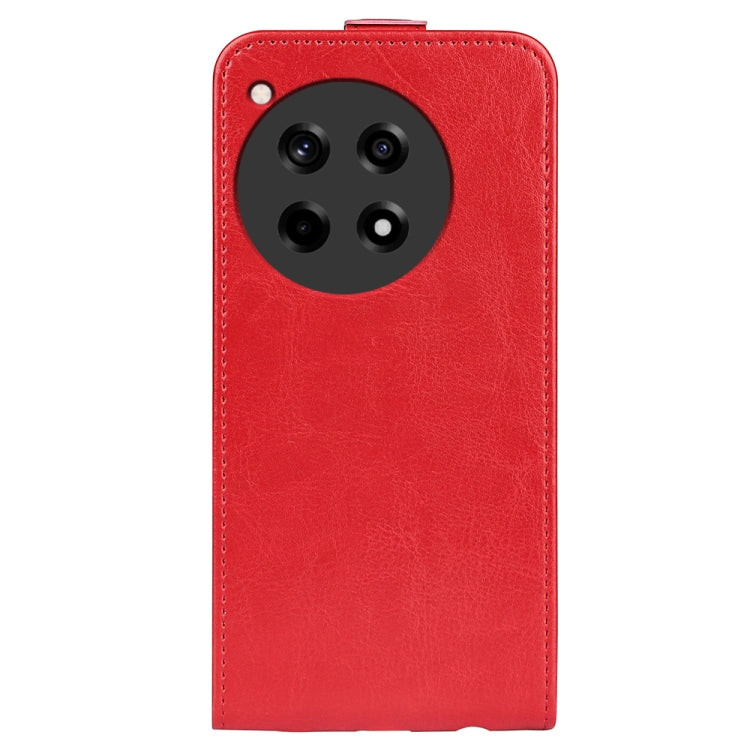 For OnePlus 12R R64 Texture Single Vertical Flip Leather Phone Case