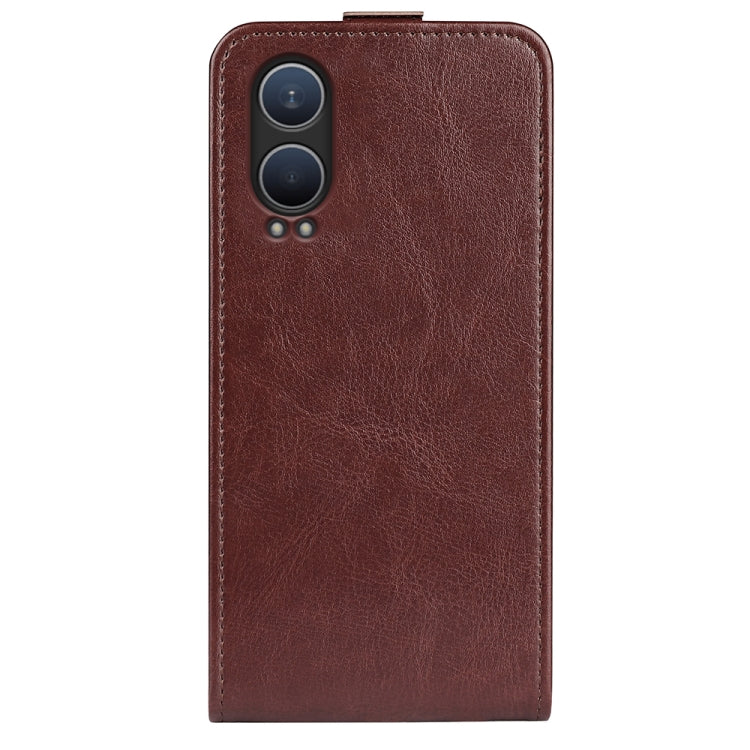 For OnePlus Nord CE4 Lite 5G R64 Texture Single Vertical Flip Leather Phone Case