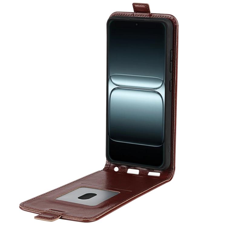 For OnePlus 13T R64 Texture Single Vertical Flip Leather Phone Case