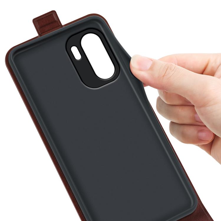 For OnePlus 15R / Ace 6 5G / 6T 5G R64 Texture Single Vertical Flip Leather Phone Case