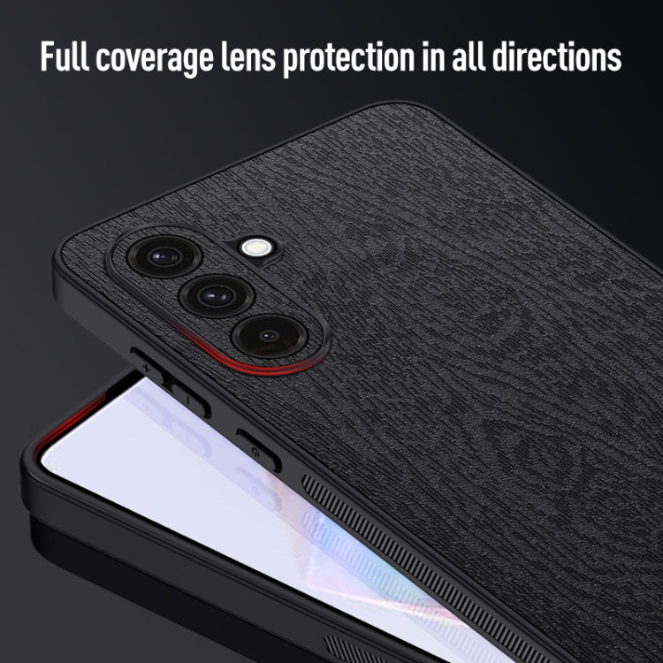 For Samsung Galaxy A26 5G Tree Bark Leather Shockproof Phone Case