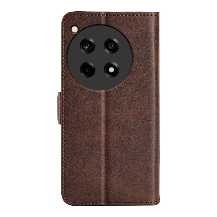 For OnePlus 12R Dual-side Magnetic Buckle Horizontal Flip Leather Phone Case
