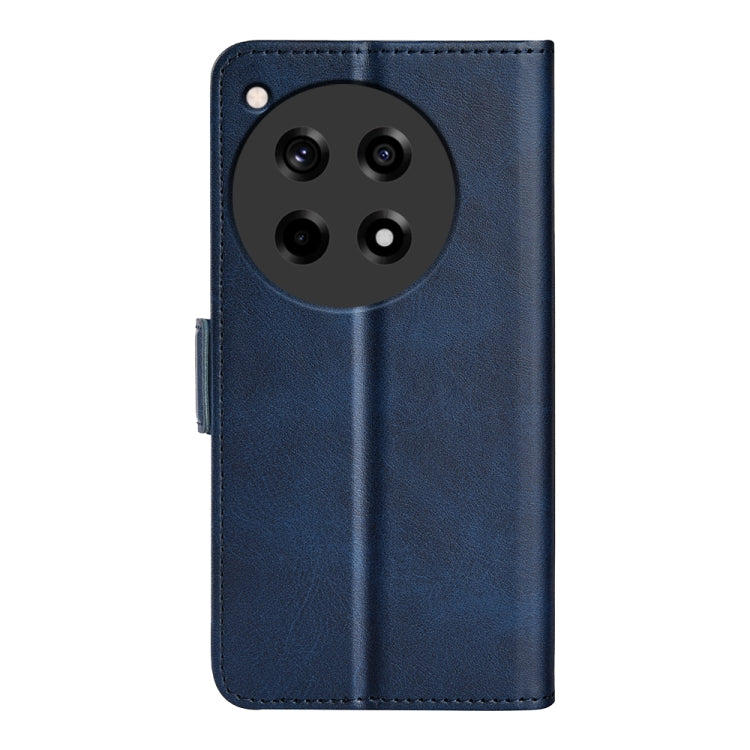 For OnePlus 12R Dual-side Magnetic Buckle Horizontal Flip Leather Phone Case