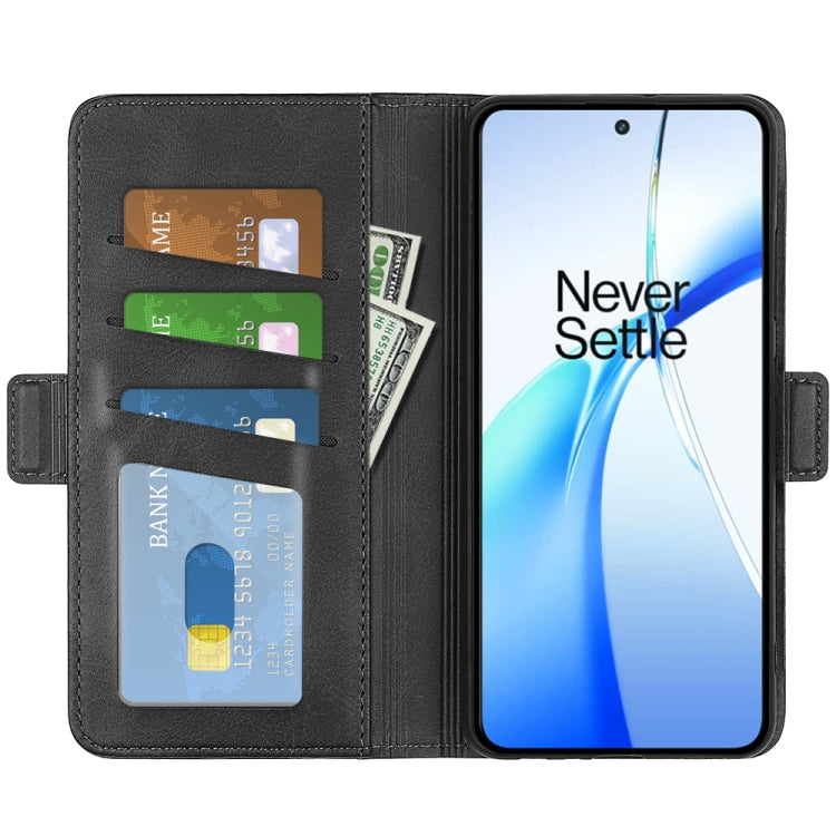 For OnePlus Ace 3V Dual-side Magnetic Buckle Horizontal Flip Leather Phone Case