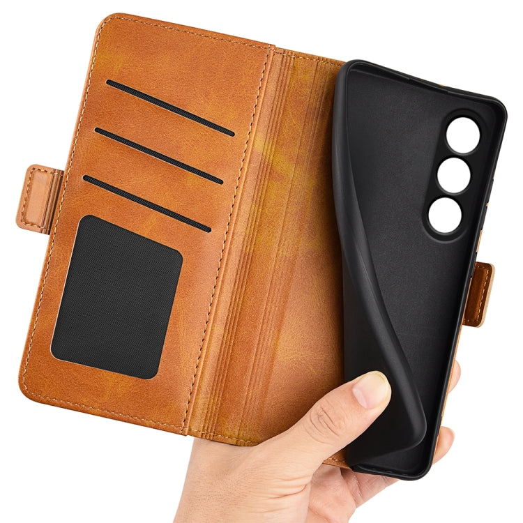 For OnePlus Ace 3V Dual-side Magnetic Buckle Horizontal Flip Leather Phone Case