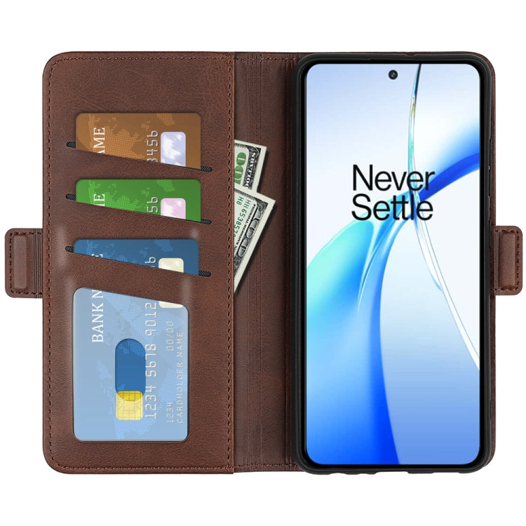 For OnePlus Ace 3V Dual-side Magnetic Buckle Horizontal Flip Leather Phone Case
