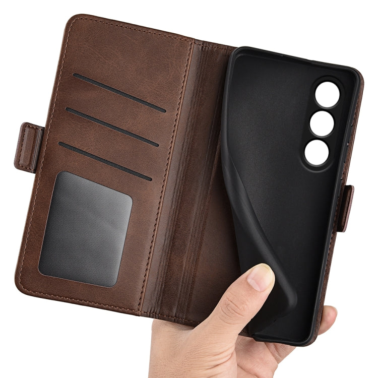 For OnePlus Ace 3V Dual-side Magnetic Buckle Horizontal Flip Leather Phone Case