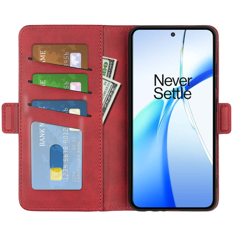 For OnePlus Ace 3V Dual-side Magnetic Buckle Horizontal Flip Leather Phone Case