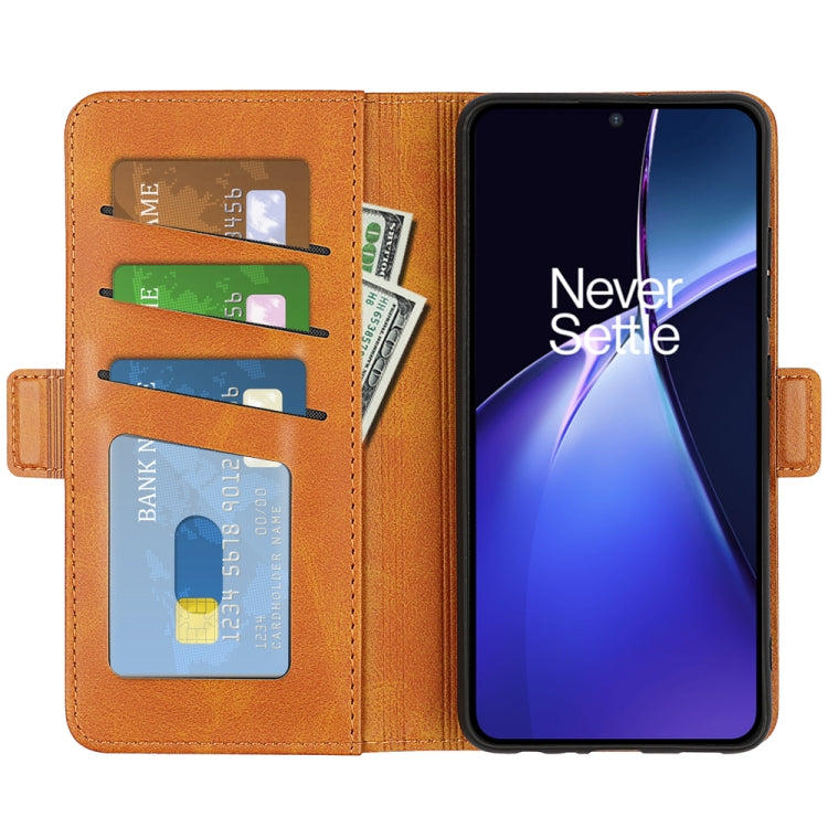 For OnePlus Nord CE4 Lite 5G Dual-side Magnetic Buckle Horizontal Flip Leather Phone Case