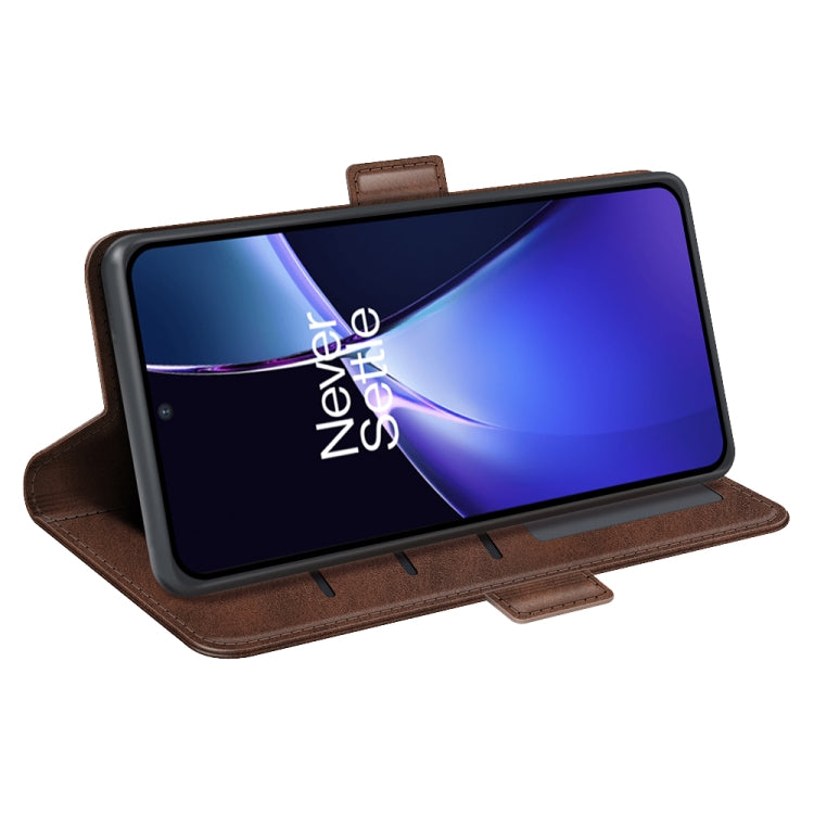 For OnePlus Nord CE4 Lite 5G Dual-side Magnetic Buckle Horizontal Flip Leather Phone Case