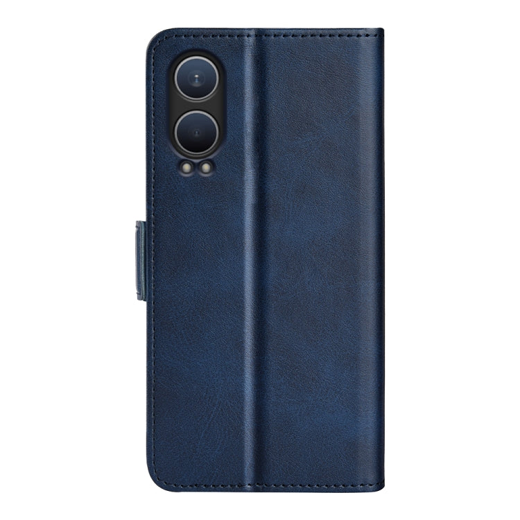 For OnePlus Nord CE4 Lite 5G Dual-side Magnetic Buckle Horizontal Flip Leather Phone Case