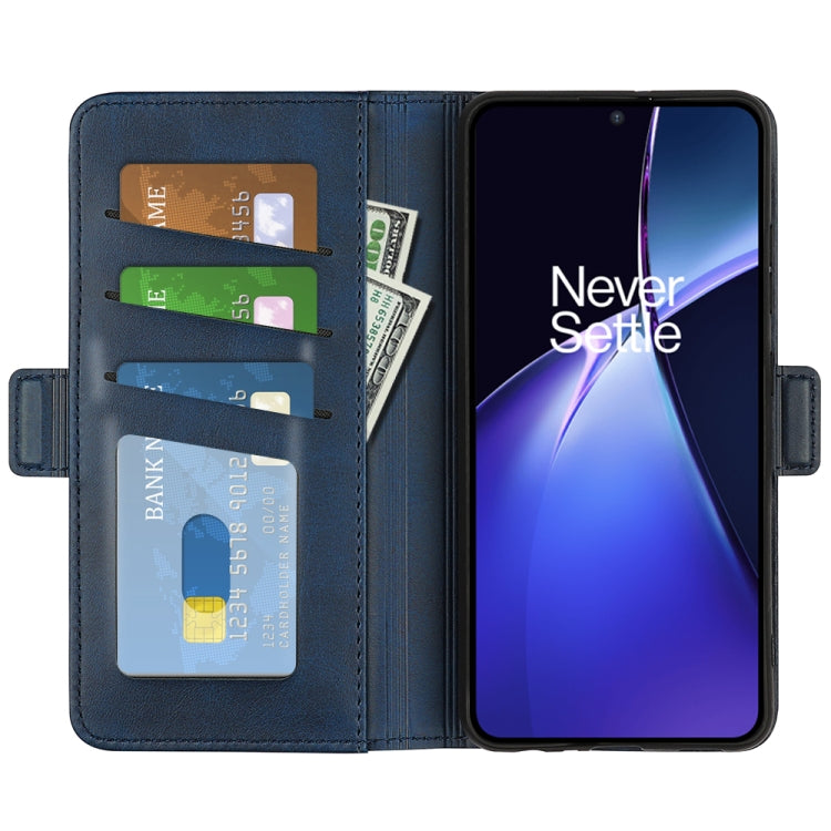 For OnePlus Nord CE4 Lite 5G Dual-side Magnetic Buckle Horizontal Flip Leather Phone Case