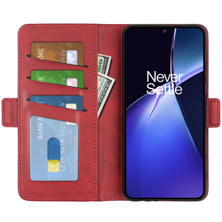 For OnePlus Nord CE4 Lite 5G Dual-side Magnetic Buckle Horizontal Flip Leather Phone Case