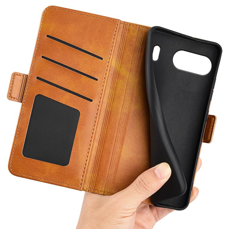 For OnePlus Nord 4 Dual-side Magnetic Buckle Horizontal Flip Leather Phone Case