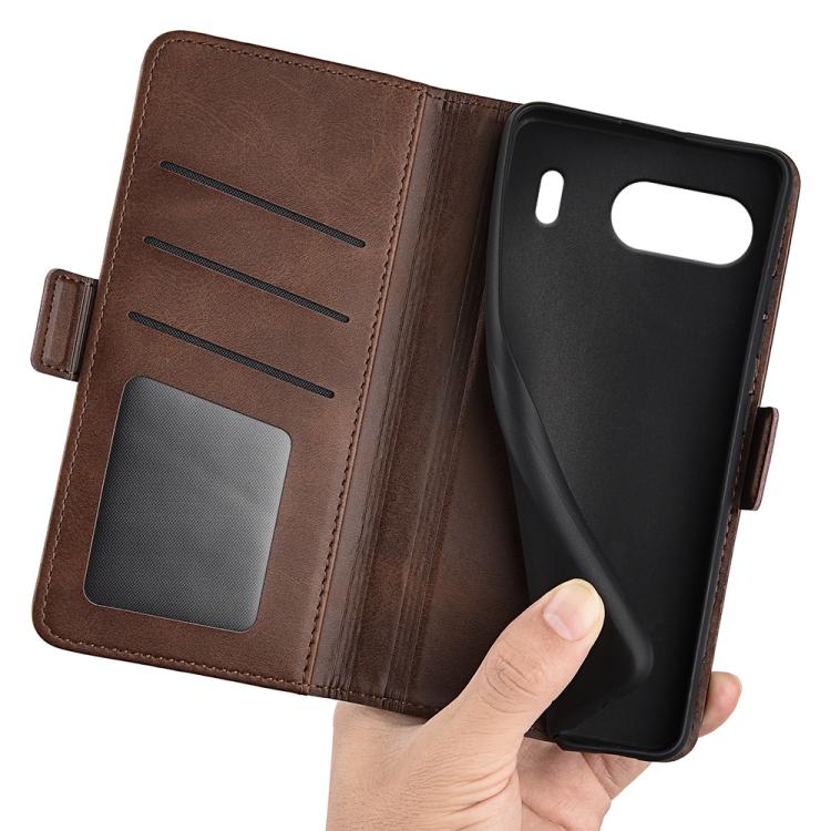 For OnePlus Nord 4 Dual-side Magnetic Buckle Horizontal Flip Leather Phone Case