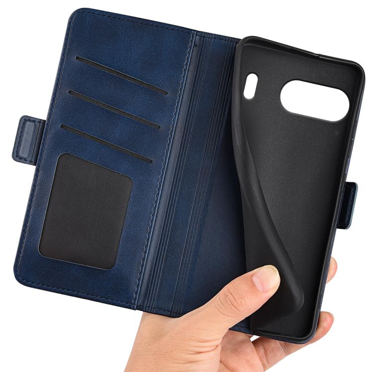 For OnePlus Nord 4 Dual-side Magnetic Buckle Horizontal Flip Leather Phone Case