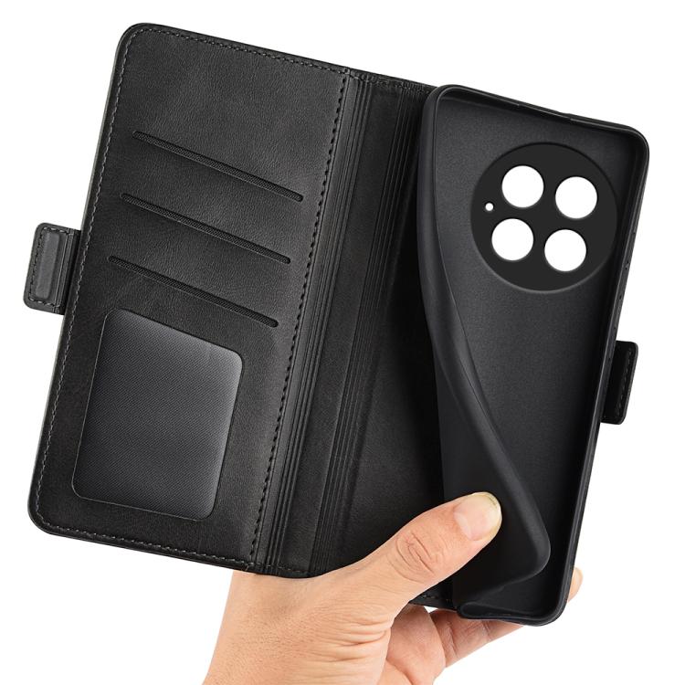 For OnePlus 13 Dual-side Magnetic Buckle Horizontal Flip Leather Phone Case