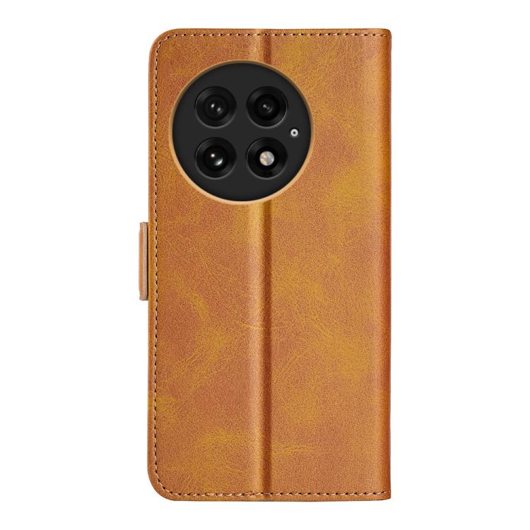 For OnePlus 13 Dual-side Magnetic Buckle Horizontal Flip Leather Phone Case