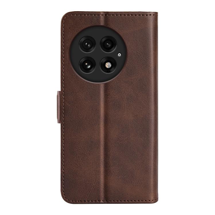 For OnePlus 13 Dual-side Magnetic Buckle Horizontal Flip Leather Phone Case
