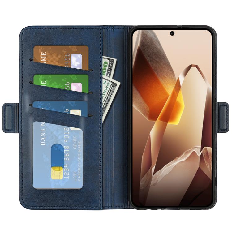 For OnePlus 13 Dual-side Magnetic Buckle Horizontal Flip Leather Phone Case