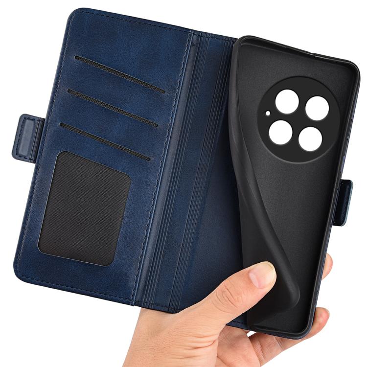 For OnePlus 13 Dual-side Magnetic Buckle Horizontal Flip Leather Phone Case