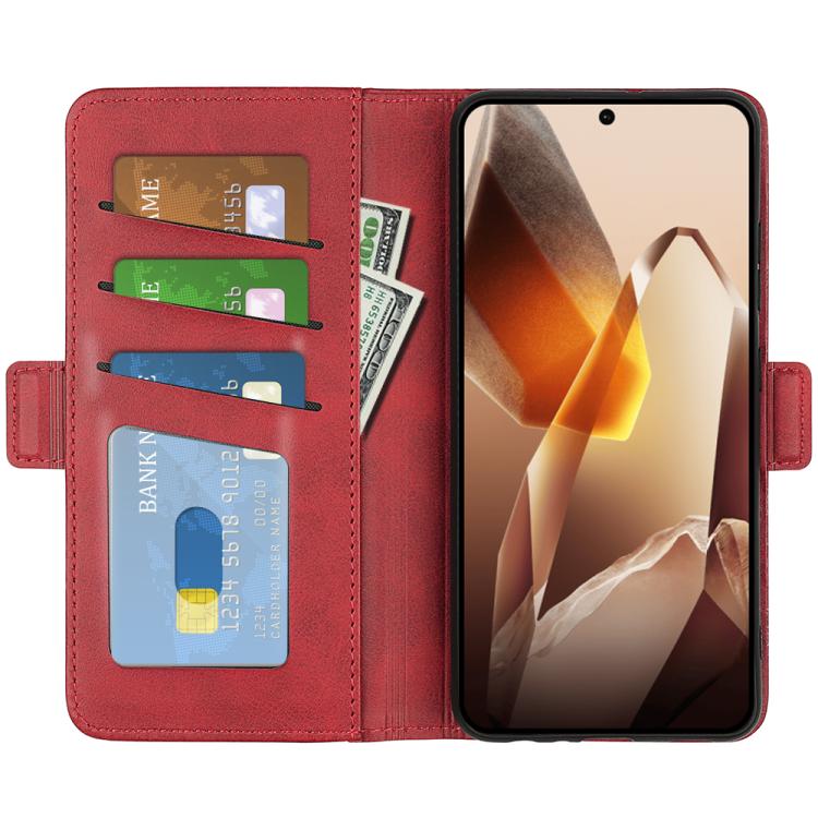 For OnePlus 13 Dual-side Magnetic Buckle Horizontal Flip Leather Phone Case