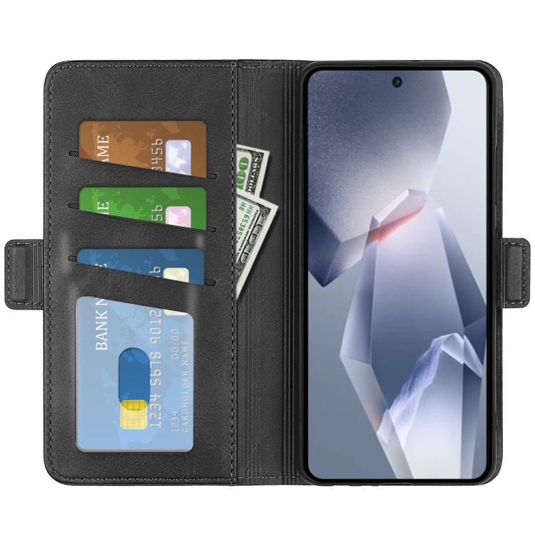 For OnePlus Ace 5 Pro Dual-side Magnetic Buckle Horizontal Flip Leather Phone Case
