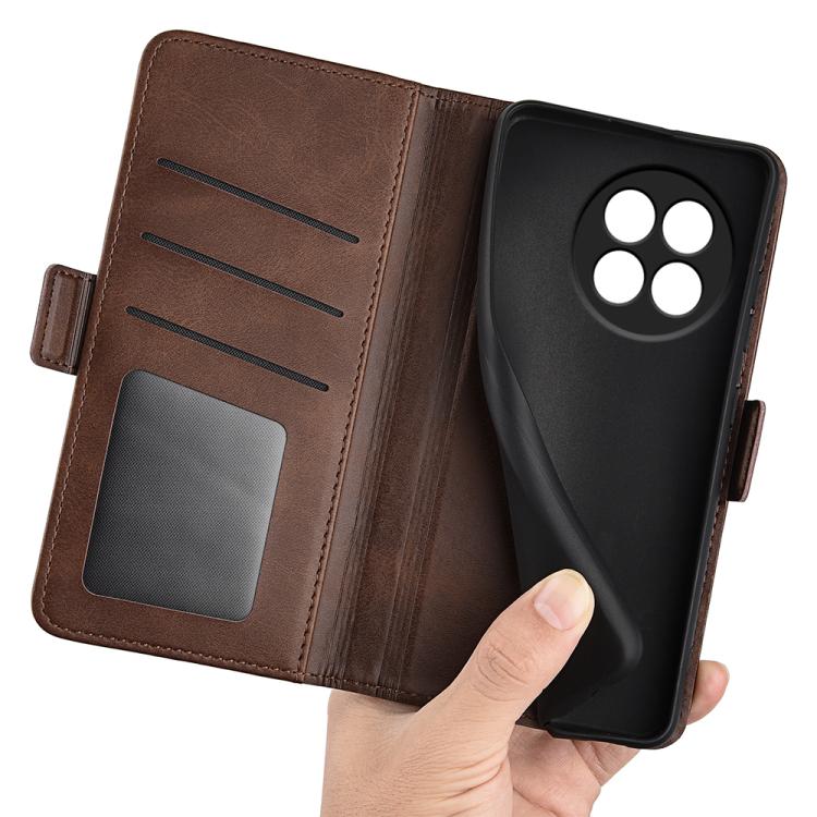 For OnePlus Ace 5 Pro Dual-side Magnetic Buckle Horizontal Flip Leather Phone Case