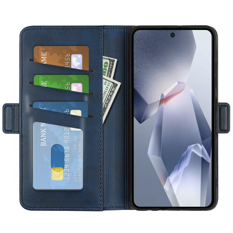 For OnePlus Ace 5 Pro Dual-side Magnetic Buckle Horizontal Flip Leather Phone Case