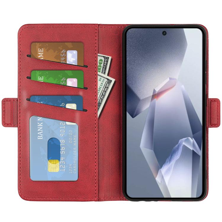 For OnePlus Ace 5 Pro Dual-side Magnetic Buckle Horizontal Flip Leather Phone Case