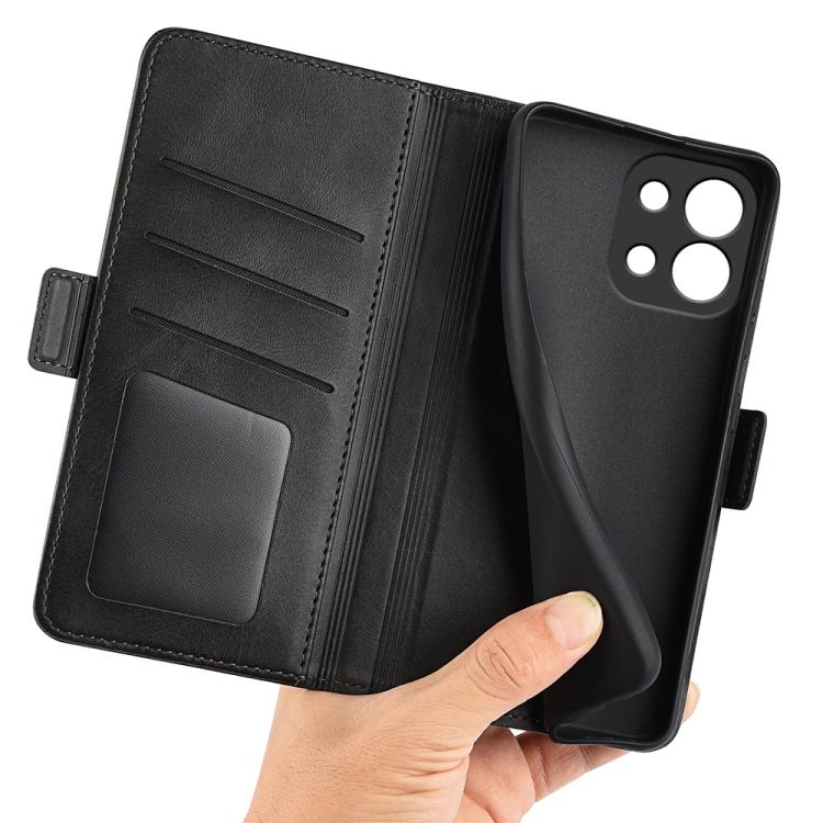 For OnePlus 13T Dual-side Magnetic Buckle Horizontal Flip Leather Phone Case