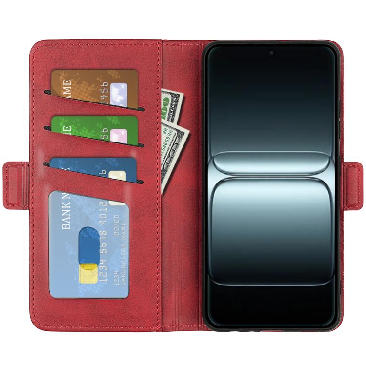 For OnePlus 13T Dual-side Magnetic Buckle Horizontal Flip Leather Phone Case