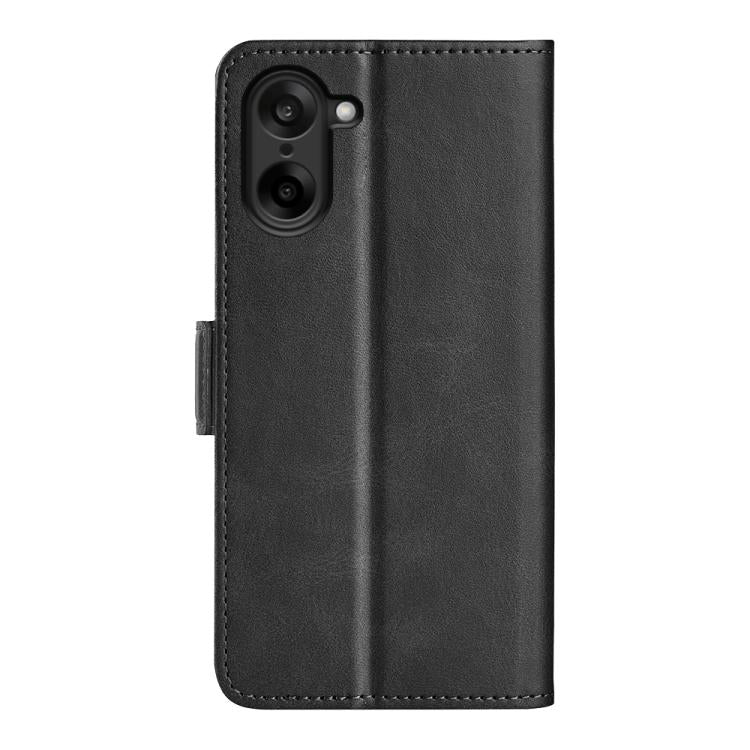 For OnePlus Nord CE5 / Ace 5 Racing Dual-side Magnetic Buckle Horizontal Flip Leather Phone Case