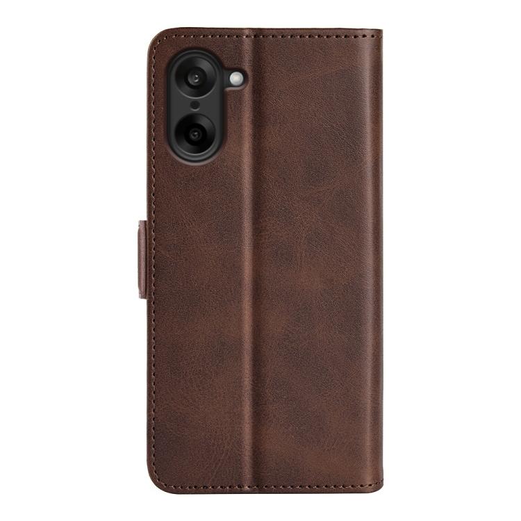 For OnePlus Nord CE5 / Ace 5 Racing Dual-side Magnetic Buckle Horizontal Flip Leather Phone Case