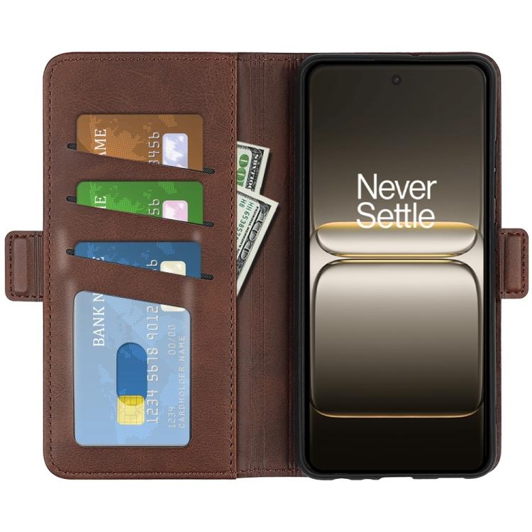 For OnePlus Nord CE5 / Ace 5 Racing Dual-side Magnetic Buckle Horizontal Flip Leather Phone Case