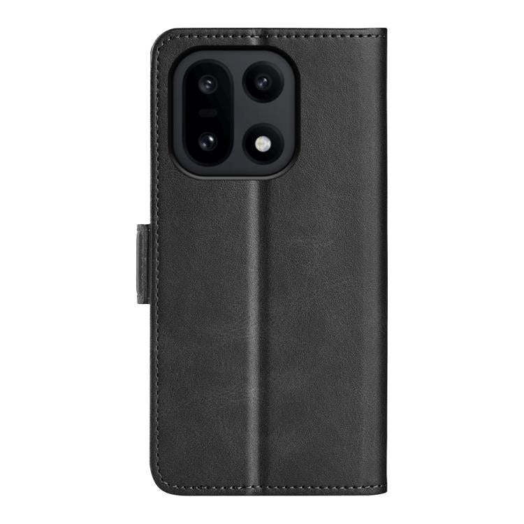 For OnePlus 15 Dual-side Magnetic Buckle Horizontal Flip Leather Phone Case