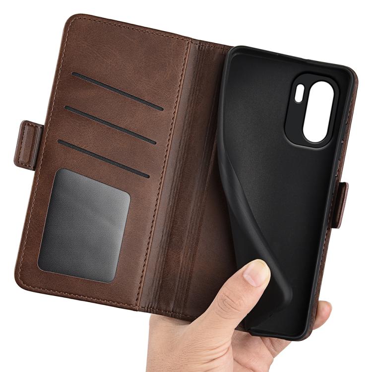 For OnePlus 15R / Ace 6 5G / 6T 5G Dual-side Magnetic Buckle Horizontal Flip Leather Phone Case