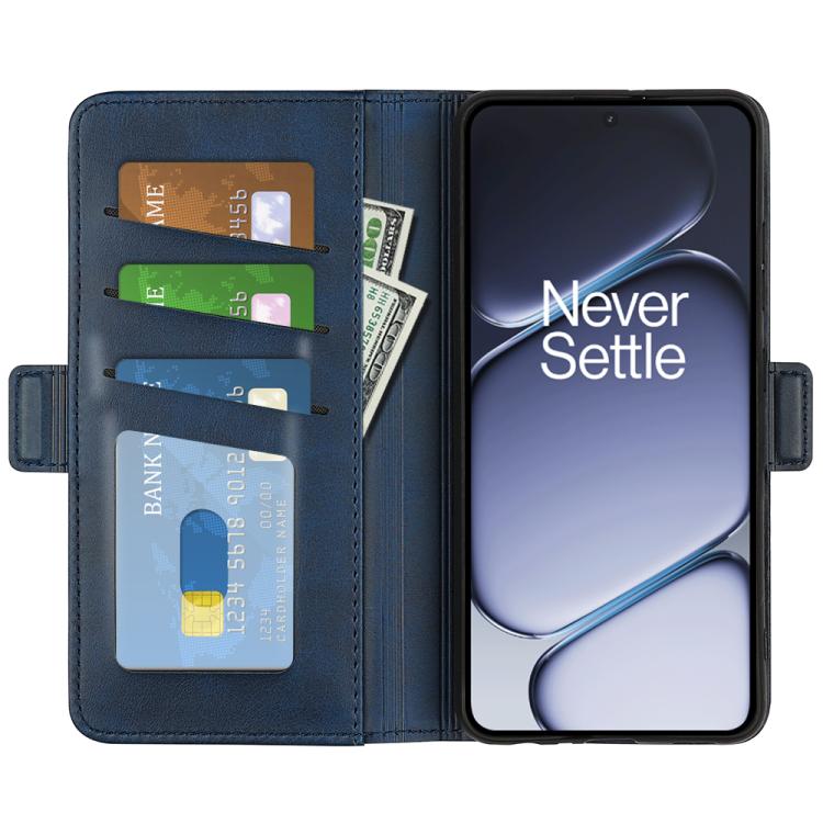 For OnePlus 15R / Ace 6 5G / 6T 5G Dual-side Magnetic Buckle Horizontal Flip Leather Phone Case