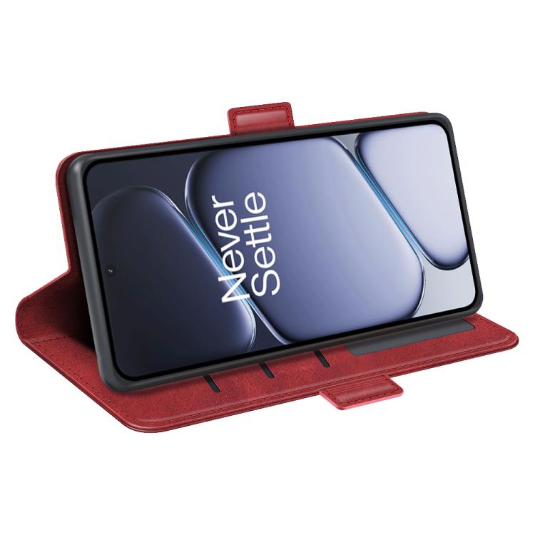 For OnePlus 15R / Ace 6 5G / 6T 5G Dual-side Magnetic Buckle Horizontal Flip Leather Phone Case