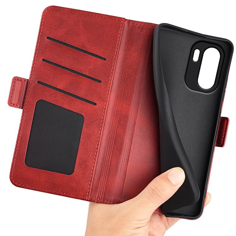 For OnePlus 15R / Ace 6 5G / 6T 5G Dual-side Magnetic Buckle Horizontal Flip Leather Phone Case
