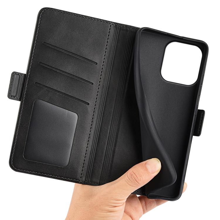 For OnePlus Turbo 6 / 6V Dual-side Magnetic Buckle Horizontal Flip Leather Phone Case