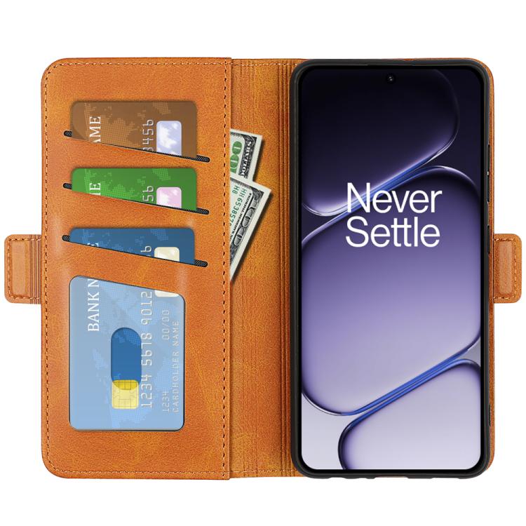 For OnePlus Turbo 6 / 6V Dual-side Magnetic Buckle Horizontal Flip Leather Phone Case
